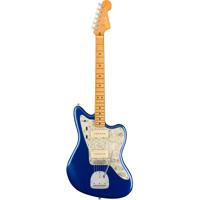 Fender American Ultra Jazzmaster Cobra Blue MN met koffer - thumbnail