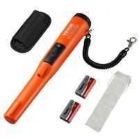 VEVOR Metaaldetector Pinpointer IP68 Volledig waterdichte metaaldetector 11 cm Detectiediepte Propointer Schattenjacht met 3 modi LCD/Geluid/Trillingen/Geluid + Trillingen 9V Batterij en fluwelen zakje inbegrepen