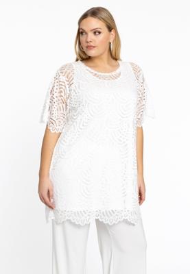 Yoek Shirt Tee | Beige | Maat 46/48