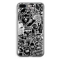 Vexx Black Mixtape: iPhone 8 Plus Transparant Hoesje Vexx Black Mixtape: iPhone 8 Plus Transparant Hoesje