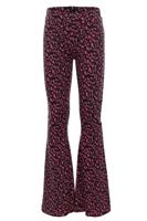 LOOXS 10sixteen Meisjes flair broek - Mauve stippen - thumbnail