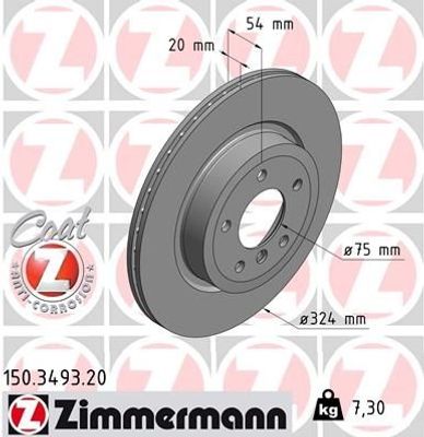 Remschijf Coat Z 150349320