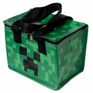 Kleine lunch koeltas - Minecraft print - 21 x 15 x 14 cm - 4,4 liter