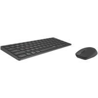 Rapoo 9600M Draadloze multimode Blade Combo Set, QWERTY US Toetsenbord Grijs