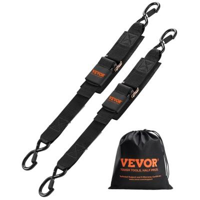 VEVOR Set van 2 ratelspanbanden voor boten, 5,08 x 60,96 cm Zwart