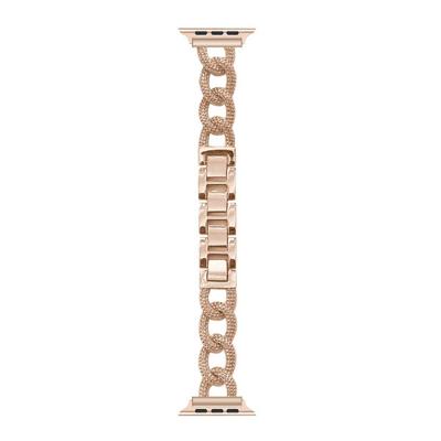 Apple Watch Stalen Schakel Chain Band - Rose Goud - 38, 40, 41 & 42mm