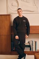 Croyez Etiquette Knit Sweater Heren Bruin - Maat S - Kleur: Bruin | Soccerfanshop