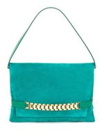 Victoria Beckham sac porté épaule Chain Pouch en daim - Vert Victoria Beckham sac porté épaule Chain Pouch en daim - Vert