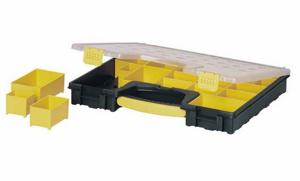 Stanley 1-92-748 gereedschapskist Polycarbonaat Zwart, Transparant, Geel