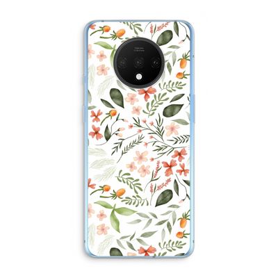 Sweet little flowers: OnePlus 7T Transparant Hoesje