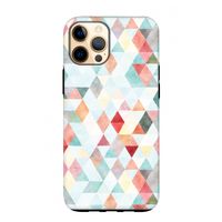 Gekleurde driehoekjes pastel: iPhone 12 Pro Max Tough Case