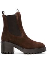 Hogan bottines en cuir 70 mm - Marron - thumbnail