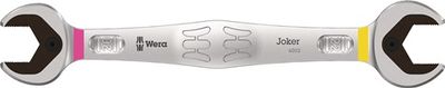 Wera Dubbele steeksleutel | 20 x 22 mm lengte 261 mm | mat verchroomd | 1 stuk - 05020260001 05020260001