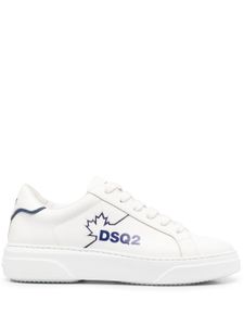 DSQUARED2 baskets à logo imprimé - Blanc