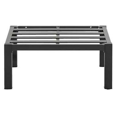 Hocker Ardeche - grijs - 72x72x30 cm - Leen Bakker