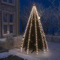 VidaXL Kerstboomverlichting met 300 led's koudwit net 300 cm