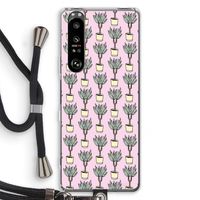 Boompje: Sony Xperia 1 III Transparant Hoesje met koord