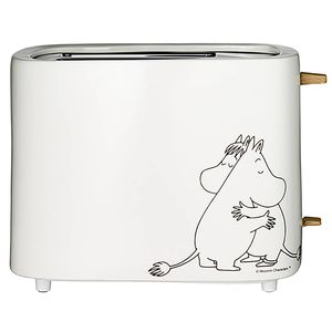 Mooie en elegante keramische broodrooster Moomin Wit