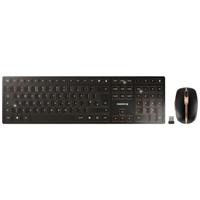 CHERRY DW 9100 SLIM toetsenbord Inclusief muis Universeel RF-draadloos + Bluetooth QWERTY Brits Engels Zwart - thumbnail