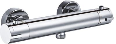 Thermostatisch douchemengkraan New Rio rond chroom Thermostatisch douchemengkraan New Rio rond chroom