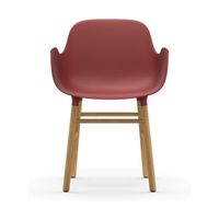 Normann Copenhagen Form Chair eetkamerstoel met armleuning eiken Red