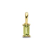 14K Geelgouden Hanger Augustus Geboortesteen 9mm
