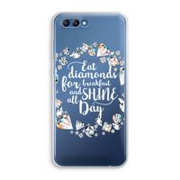Diamonds: Honor 10 Transparant Hoesje
