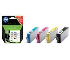 HP 364 originele zwart/cyaan/magenta/gele inktcartridges, 4-pack