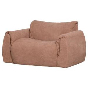 WOOOD Baggy Loveseat - Geweven Chenille - Oudroze - 81x138x101