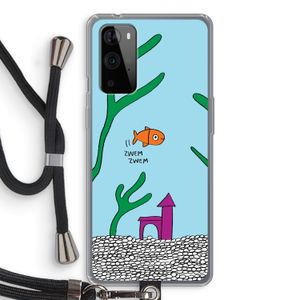 Aquarium: OnePlus 9 Pro Transparant Hoesje met koord