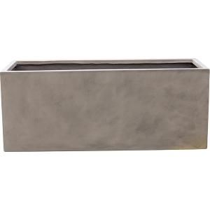 Ter Steege Static rechthoekige plantenbak 120x37x48 cm grijs