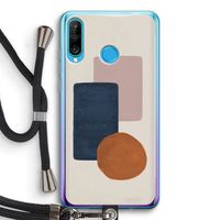 Geo #3: Huawei P30 Lite Transparant Hoesje met koord