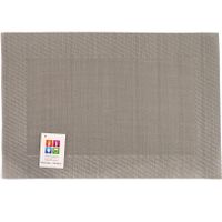 Placemats Hampton - 1x - taupe - PVC - 30 x 45 cm