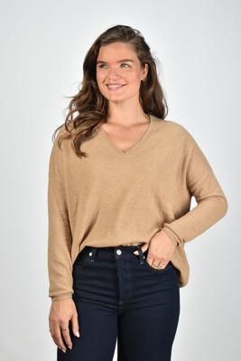 Les Tricots de Lea trui Monjakoe 33232 camel