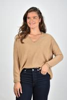 Les Tricots de Lea trui Monjakoe 33232 camel