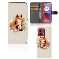 Telefoonhoesje met Pasjes voor Motorola Moto G84 Paard