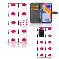 Xiaomi Redmi Note 11 Pro 5G/4G Telefoon Hoesje Lipstick Kiss - thumbnail