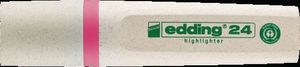 Edding Textmarker | roze | streepbreedte 2-5 mm spitse punt | 10 stuks - 4-24009 4-24009