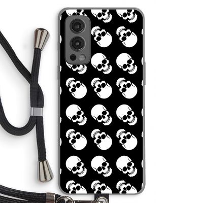Musketon Skulls: OnePlus Nord 2 5G Transparant Hoesje met koord