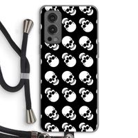 Musketon Skulls: OnePlus Nord 2 5G Transparant Hoesje met koord