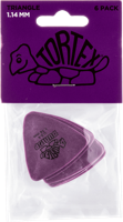 Dunlop 431P114 Tortex Triangle Plectrum 1.14mm 6-Pack