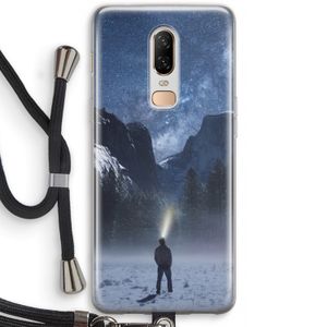 Wanderlust: OnePlus 6 Transparant Hoesje met koord