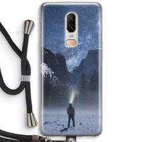 Wanderlust: OnePlus 6 Transparant Hoesje met koord