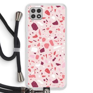 Terrazzo N°15: Samsung Galaxy A22 4G Transparant Hoesje met koord