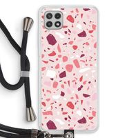 Terrazzo N°15: Samsung Galaxy A22 4G Transparant Hoesje met koord Terrazzo N°15: Samsung Galaxy A22 4G Transparant Hoesje met koord