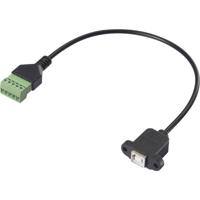 Renkforce USB 2.0 Adapterkabel [1x USB 2.0 bus B - 1x Klemverbinding] RF-6443972 30 cm PVC-mantel