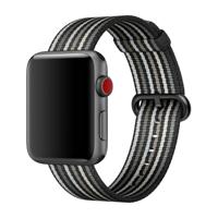 Apple Woven Nylon Apple Watch 42mm / 44mm / 45mm / 49mm Black Stripe Apple Woven Nylon Apple Watch 42mm / 44mm / 45mm / 49mm Black Stripe