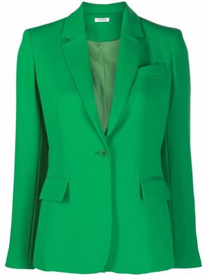 P.A.R.O.S.H. blazer à simple boutonnage - Vert