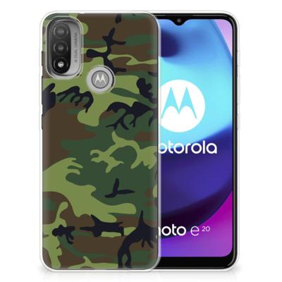 Motorola Moto E20 | E40 | TPU bumper | Army Dark