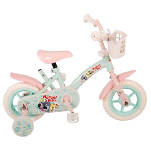 Volare Meisjesfiets Woezel & Pip 10 Inch 20 cm Meisjes Doortrapper Mintblauw/Lichtroze